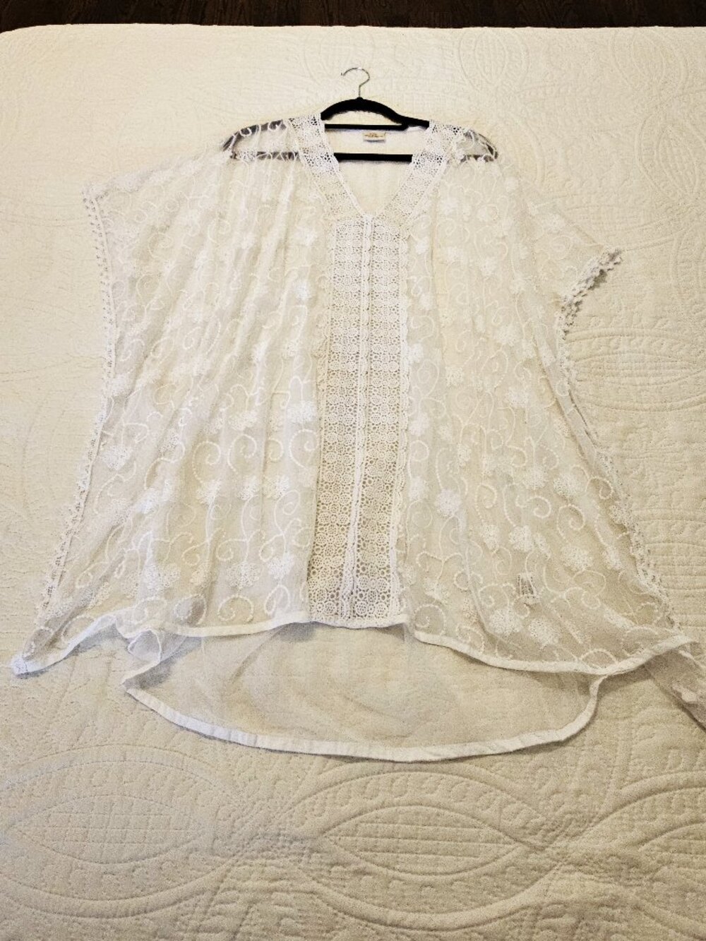 Indian Emporium, see-thru swim coverup/nightie, “Size Free”